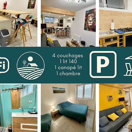 Studio 40M2 Plein Pied Avec Parking Jussac Exteriör bild